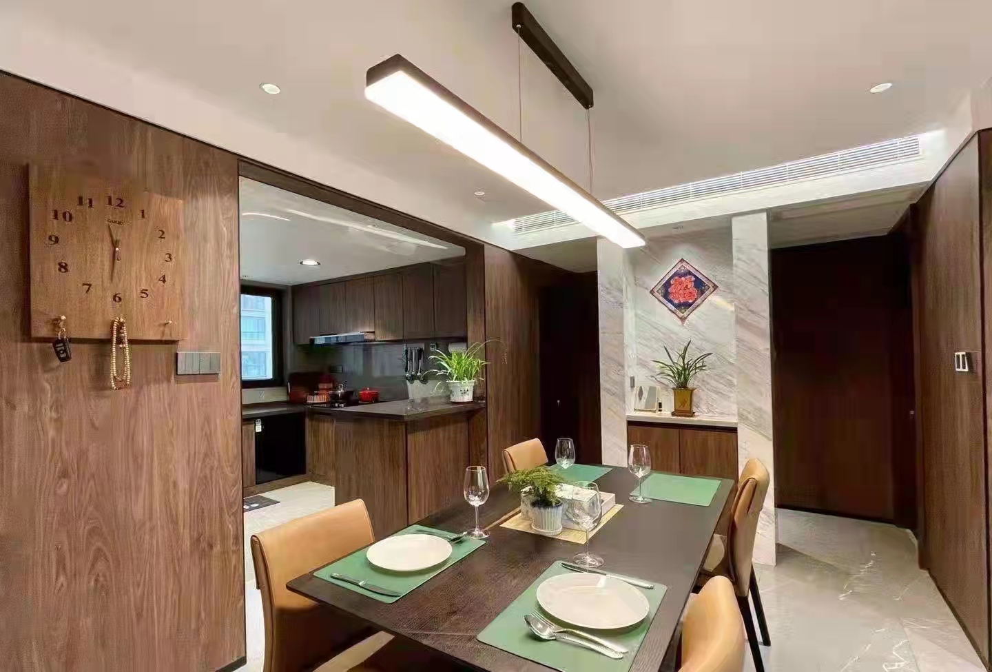 快装板装修时的安装过程